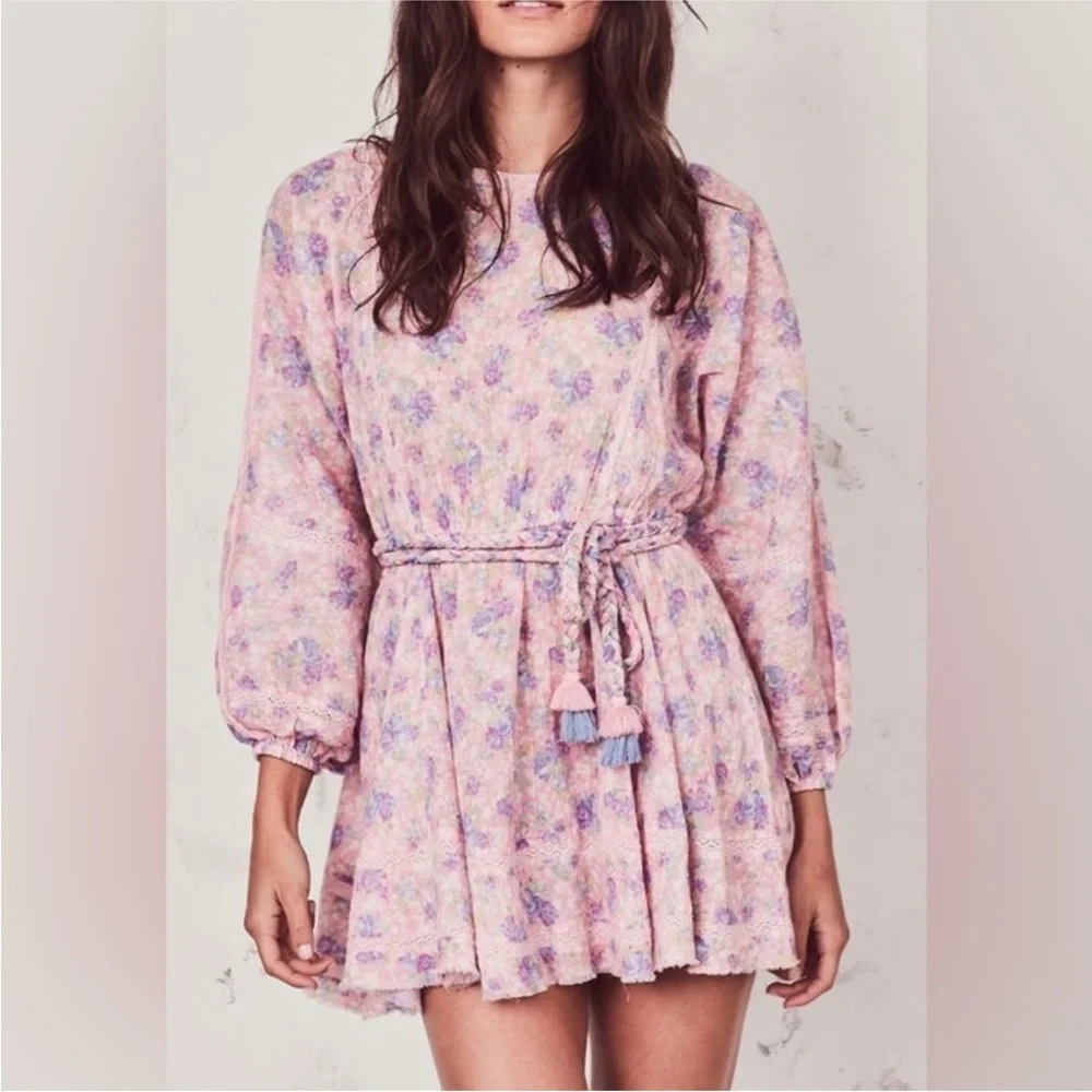 LoveShackFancy Noelle Dress Women’s Size Small - Picture 2 of 7